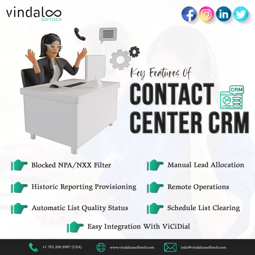 A CRM is integral for businesses to better manage their customer interaction. A contact center CRM allows contact centers to better manage their operations. Check out the key features.