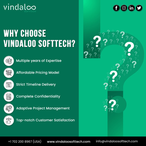 To choose the best VoIP development company can be challenging. You need a partner that meets your needs. Here are the factors on why you should choose Vindaloo Softtech as your preferred technology partner.