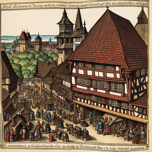 It is known that this community, mentioned in the Nuremberg Chronicle (1493), lived between 600 BC and 300 AD. - This image was created with letaicreate.com artificial intelligence tools.
