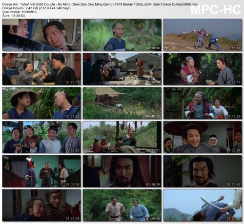 Tuhaf İkili (Odd Couple - Bo Ming Chan Dao Duo Ming Qiang) 1979 Bluray 1080p.x264 Dual Türkce Dublaj