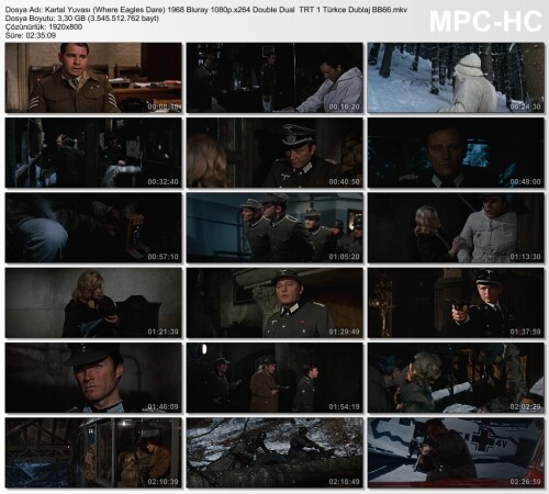 Kartal Yuvası (Where Eagles Dare) 1968 Bluray 1080p.x264 Double Dual  TRT 1 Türkce Dublaj BB66 (2).j